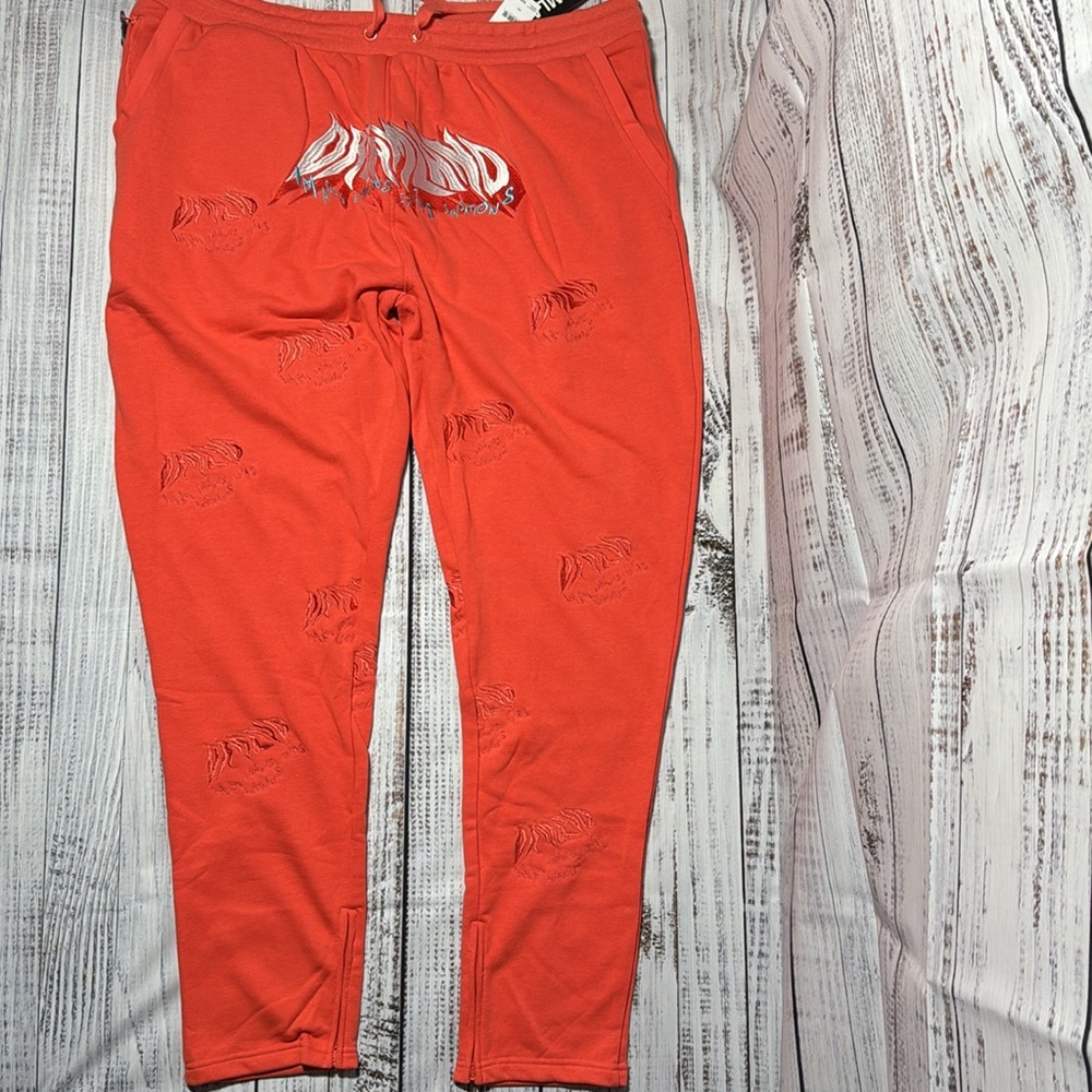 NWT — Men’s DREAMLAND Joggers —Salmon — Two Available: 5X & 5X